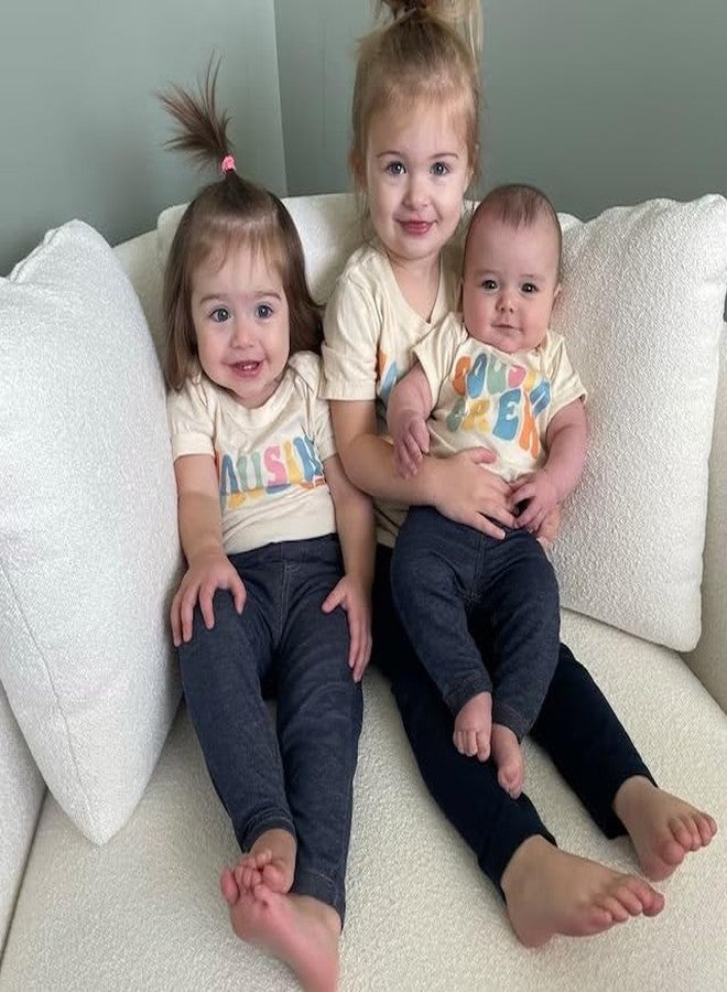 Ayalinggo Cousin Crew Toddler Baby Boy Girl Big Cousin Little Cousin Matching Outfits T Shirt Top Summer Clothes Cousin Crew Tee 5-6 Years - Image 2